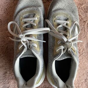 Adidas Gray and Cream Sneakers